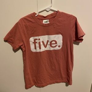 Birthday shirt for five year old
